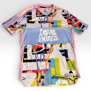 AOP Adidas Love Unites Allover Multicolor Jersey